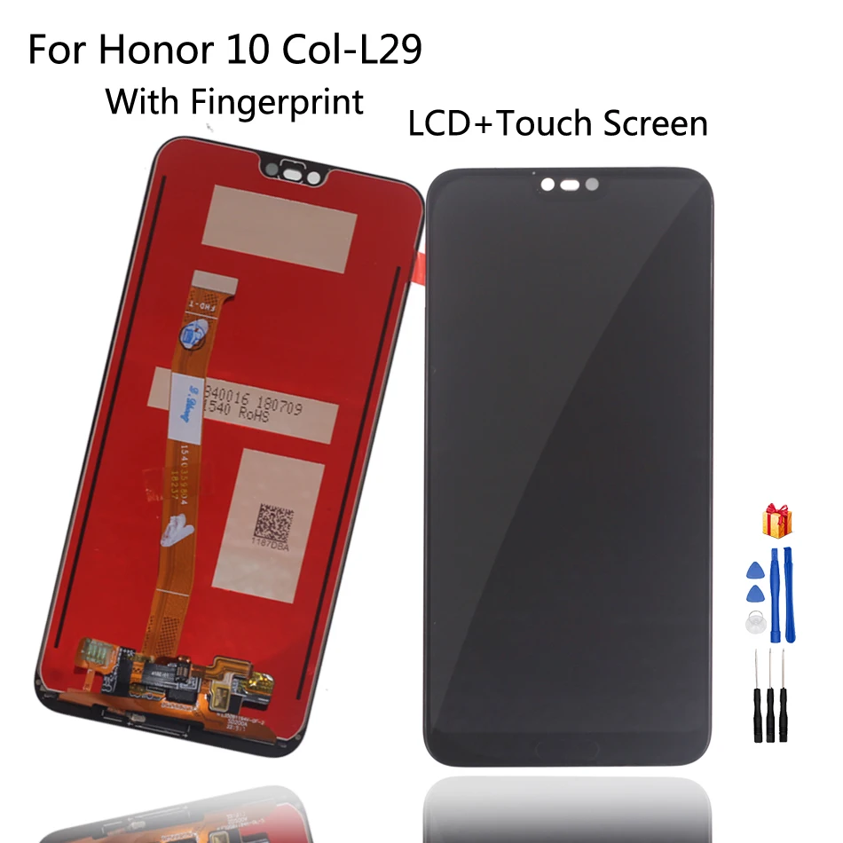 Оригинальный ЖК дисплей для HUAWEI Honor 10 Col L29 с сенсорным экраном технологией