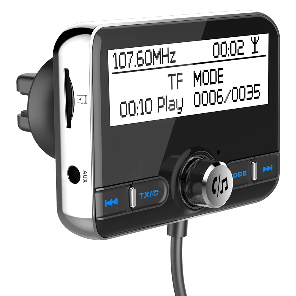 Portable Radios DAB Digital FM Radio Receiver BT4.2 FM Transmitter LCD Display USB Charger