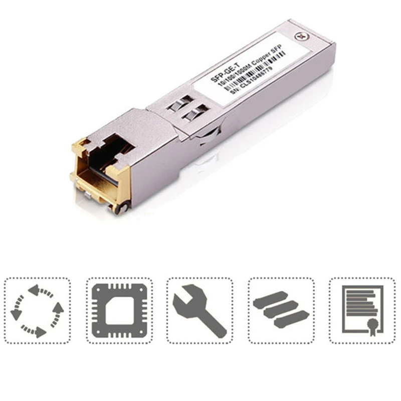 Модуль SFP RJ45 коммутатор Gbic 10/100/1000 коннектор медный модуль гигабитный порт