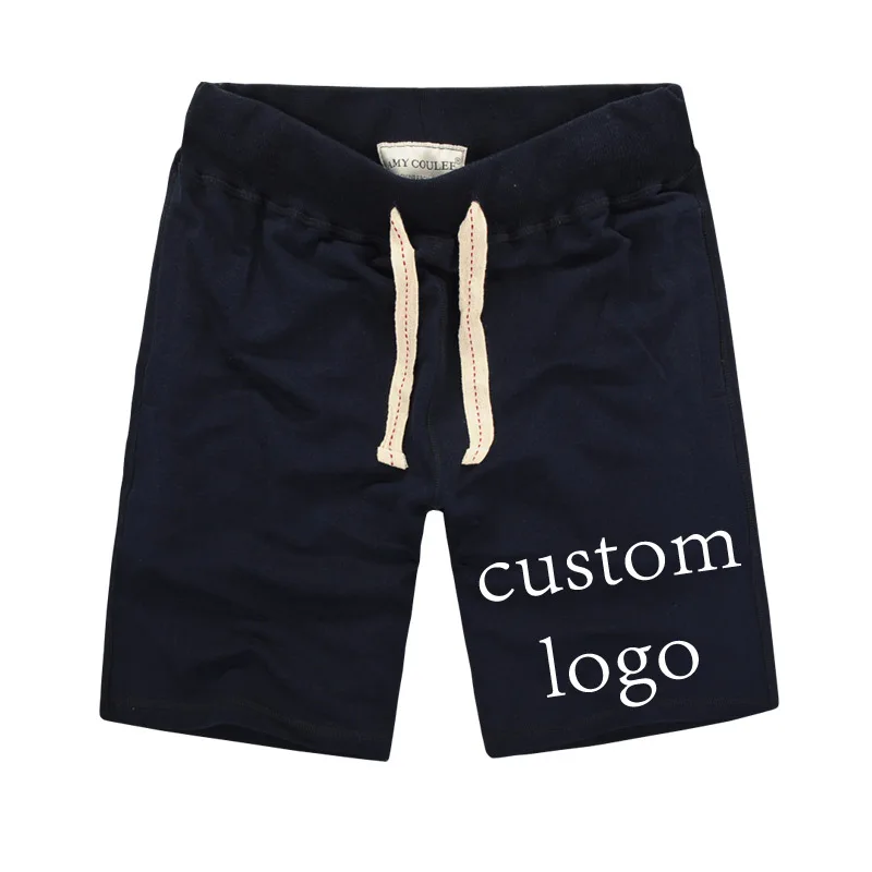 Мужские шорты с принтом по индивидуальному заказу повседневные из 100% хлопка