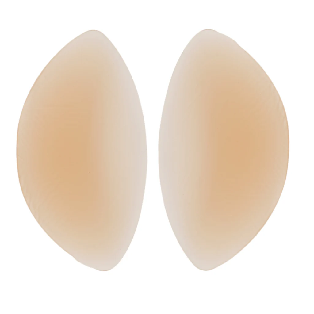 

2 пары бюстгальтер колодки толстые силиконовые вкладыши для бюстгальтера пуш-ап для увеличения груди, подкладки для увеличения
