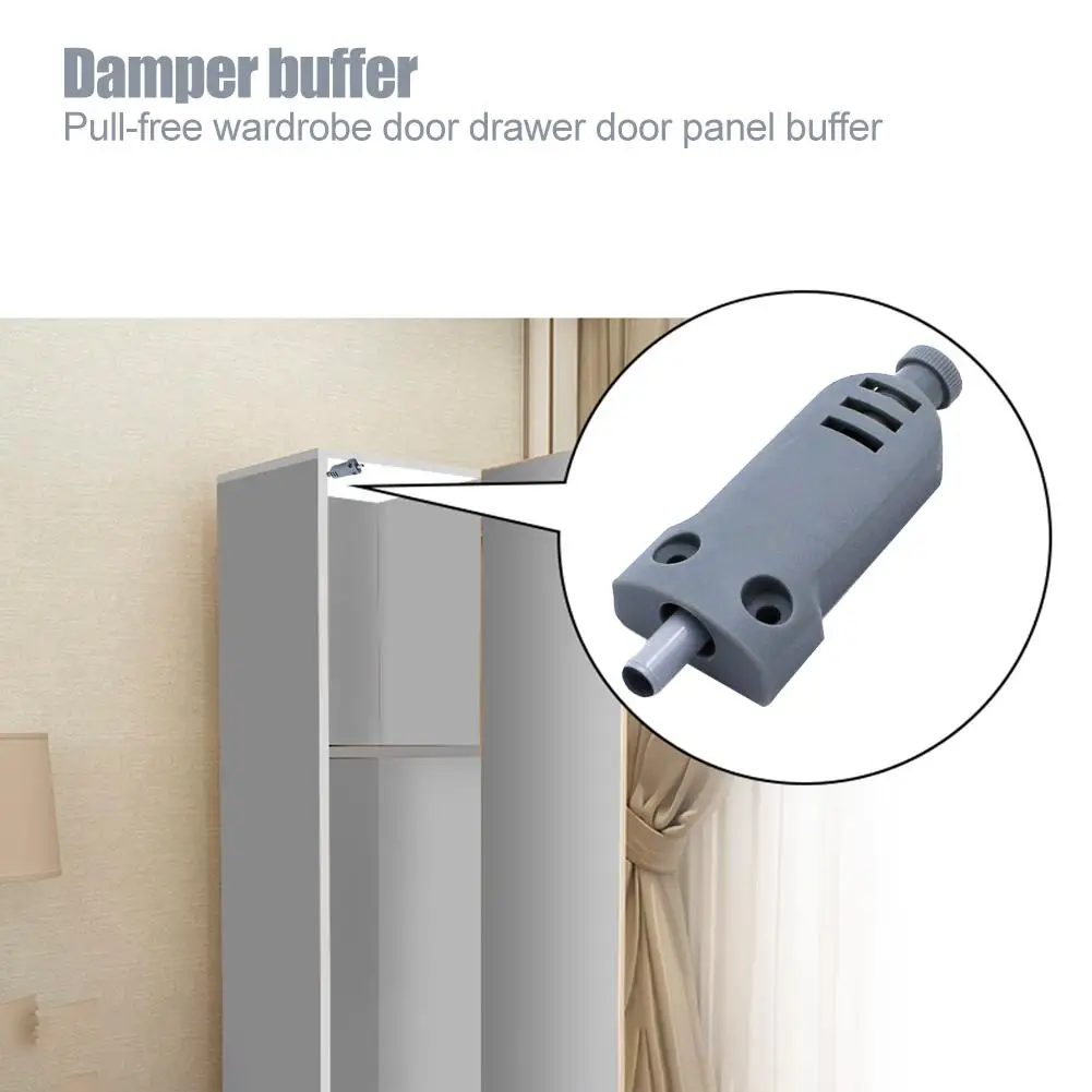 

High Quality Damper Buffer ABS Home Kitchen Cupboard Drawer Protect Door Stopper Hardware Home Fittings