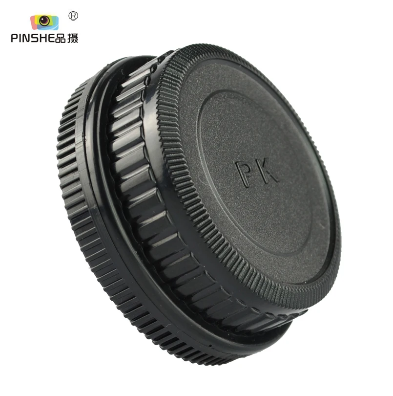 Пластиковая Задняя крышка объектива и корпуса для Pentax Black Camera K PK L6U5 2 шт./комплект |