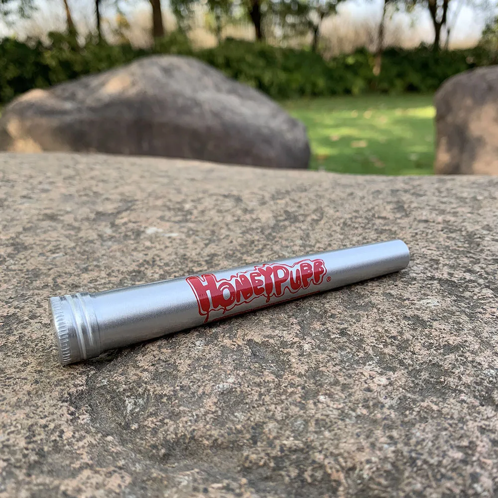 HONEYPUFF Smoking Paper Metal Tube Doob For 2 Size Rolling Smoke Airtight Smell Sealing Cone Accessories | Дом и сад