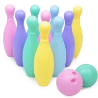 outdoor sports entertainment 25cm new childrens plastic bowling toy set parent child interactive leisure indoor sports toys
