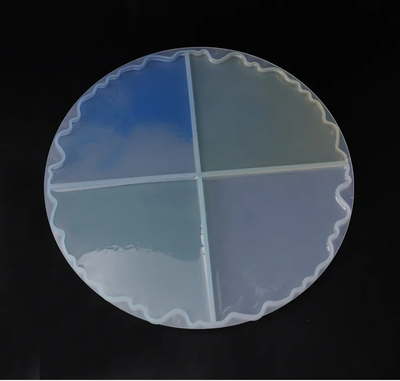 1 шт. прозрачный коврик для чашки из силикона, форма для самостоятельного изготовления, формы для УФ-эпоксидной смолы, декоративное ремесло оптом.