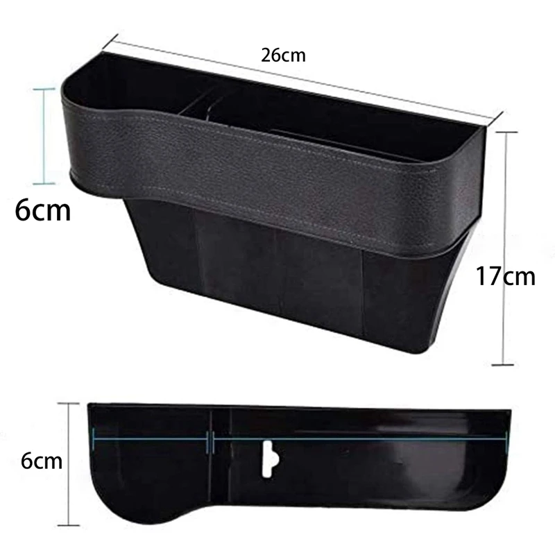 

Car Seat Space Storage Bag,Cup Holder Multi-Function Box,Not Suitable for the Center Console Under the Seat,Storage Box