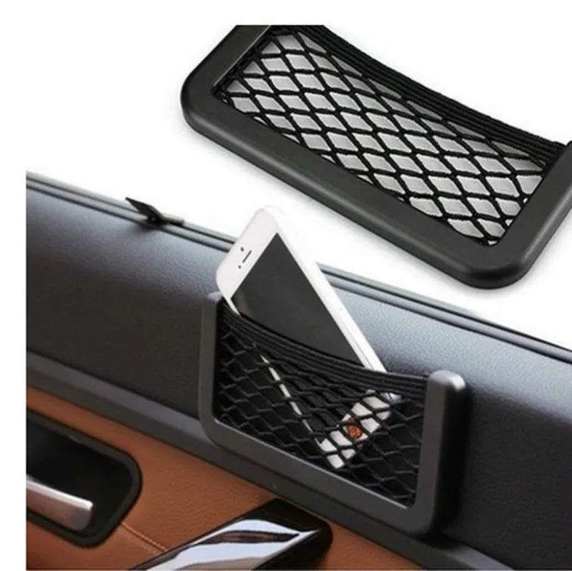 

For Lexus RX RX330 RX350 RX400h Car Net Bag Phone Holder Storage Pocket Organizer Car Mesh Trunk Net Holder Stowing Tidying