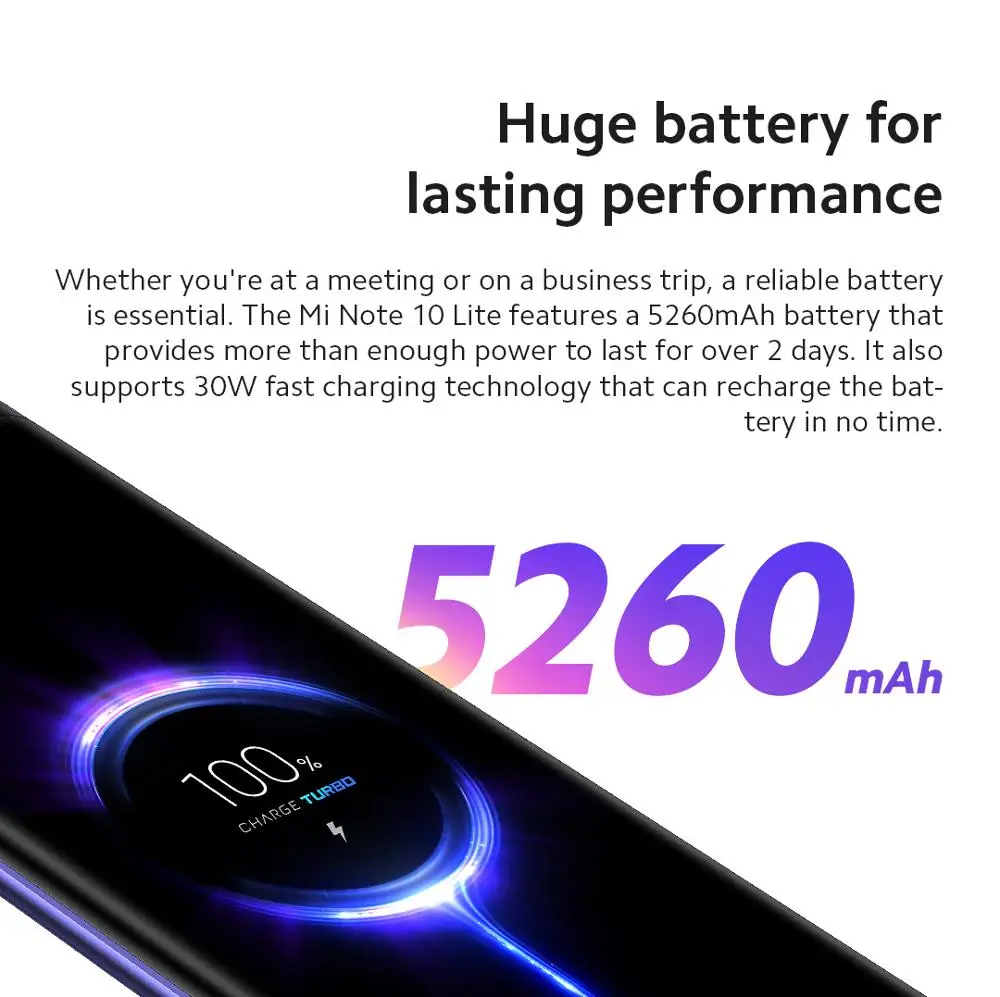 Глобальная версия Xiaomi Mi Note 10 Lite 6 ГБ 64 Гб Snapdragon 730G 64MP AI Quad камера