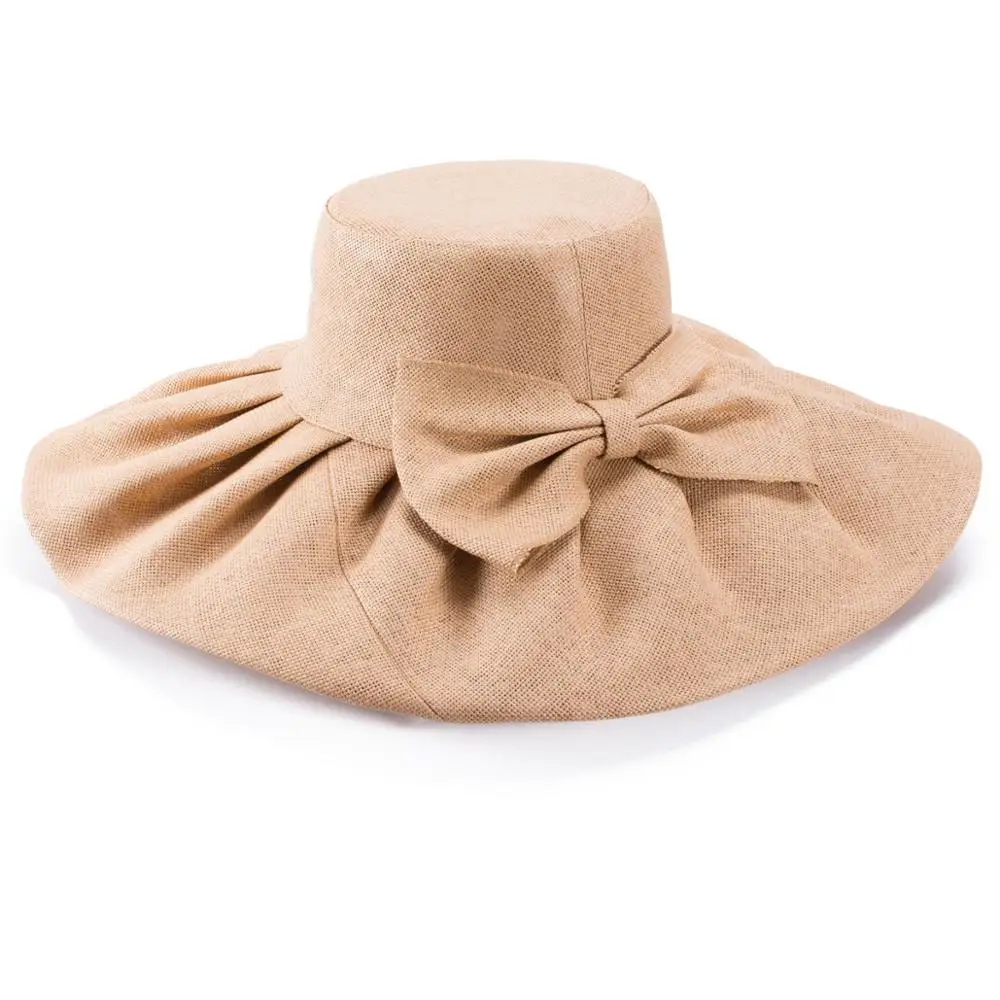 Складные шляпы от солнца с УФ защитой для женщин Кентукки Дерби широкополая