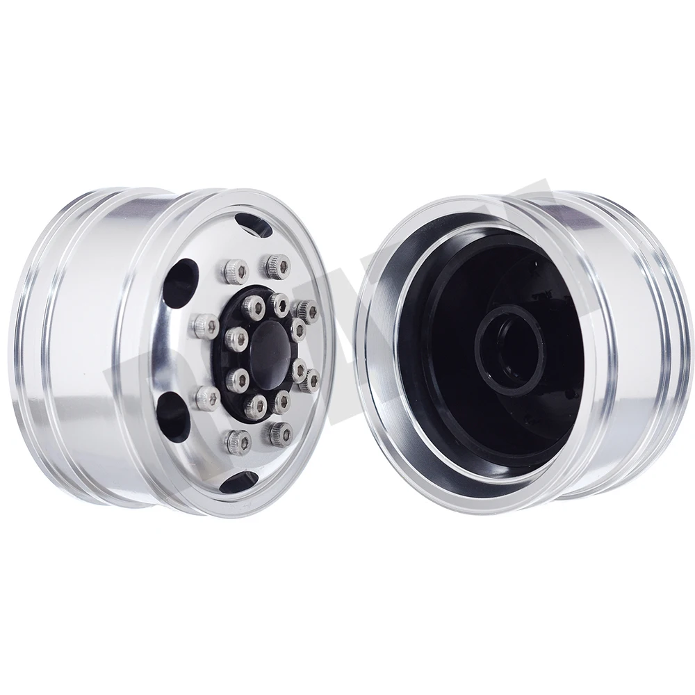 2 шт. высокое качество CNC металлический сплав передний задний обод ступицы колеса