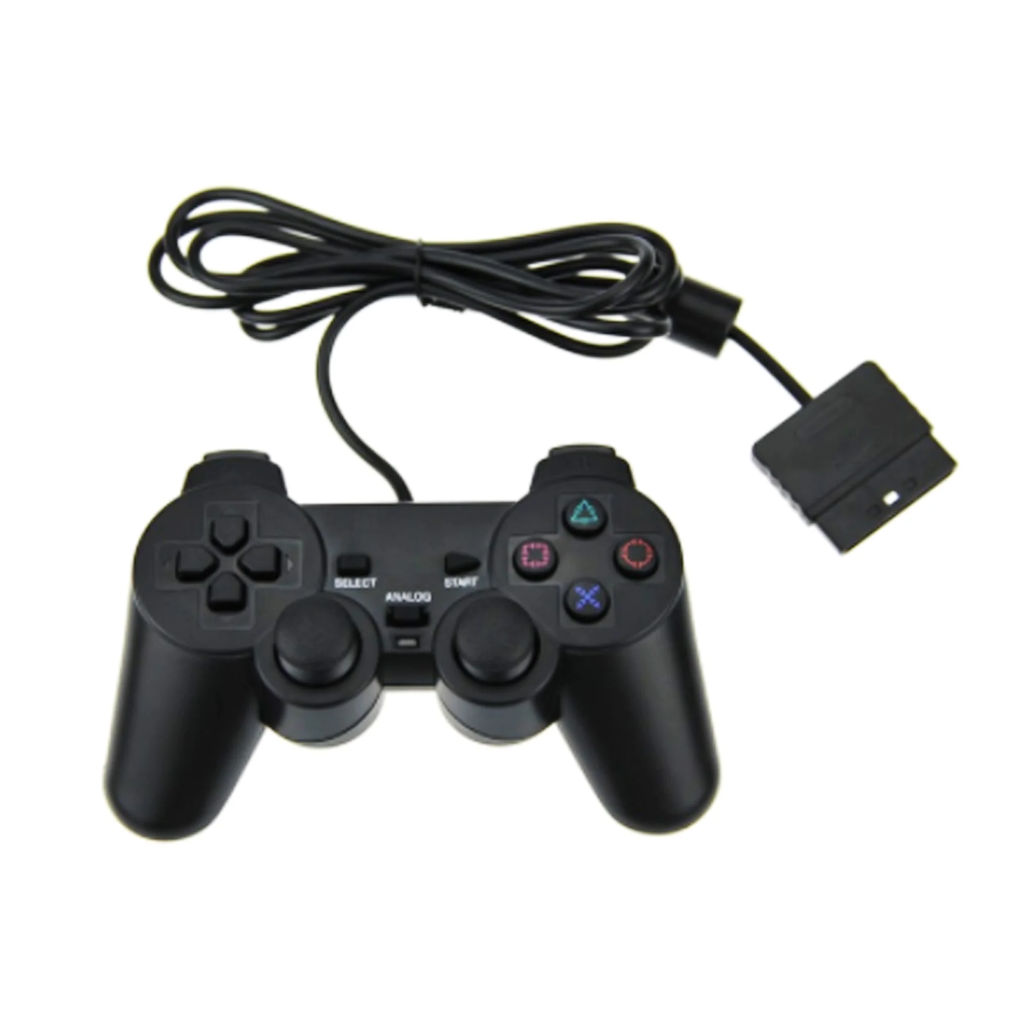 PS2 Wired Controller Интересный черный геймпад pubg контроллер для PS1 Джойстик Геймпад playstation триггеры pubg mobile - Цвет: PS2 Wired Controller
