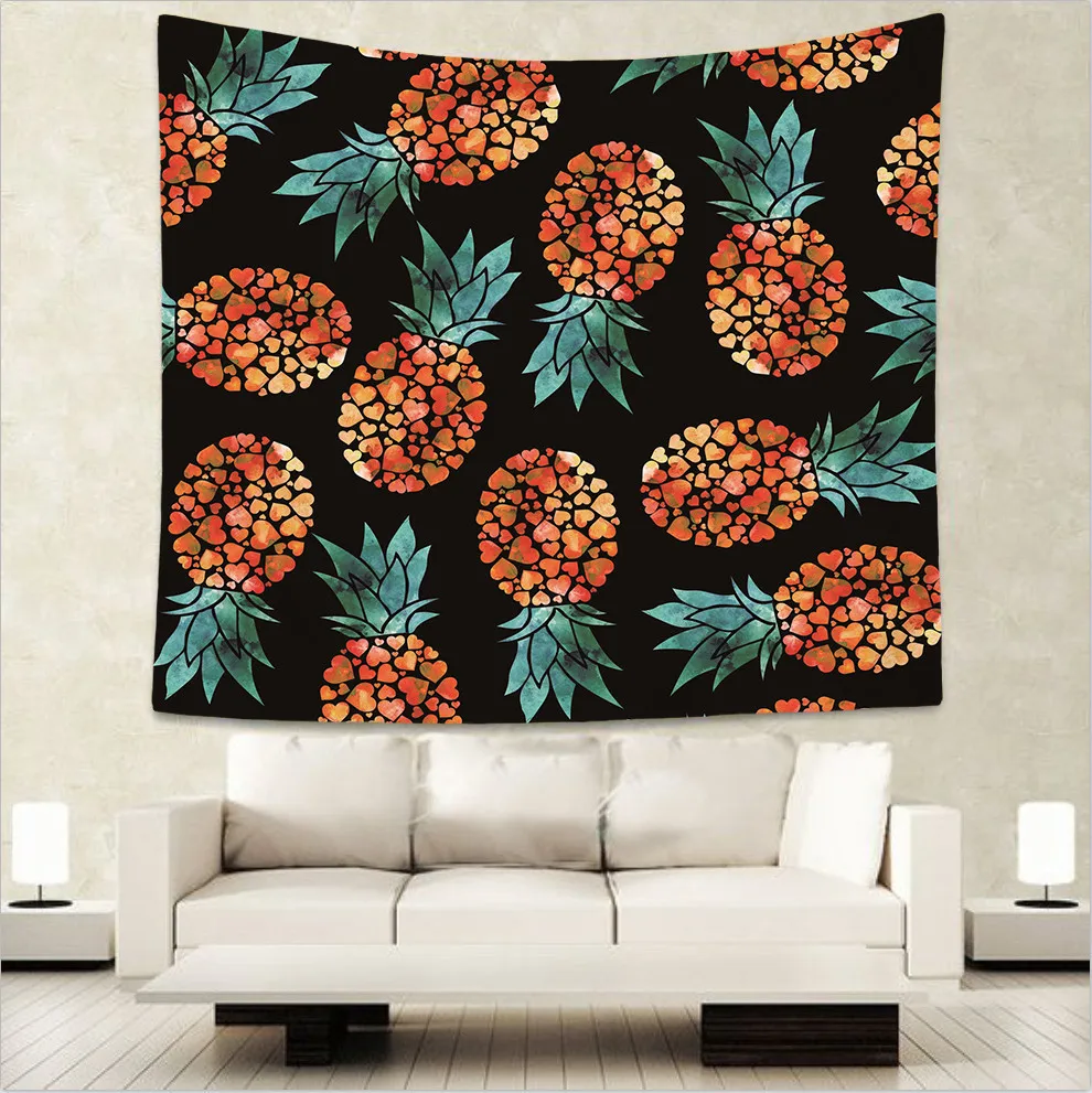 Монстера настенный гобелен ткань Мексиканский декор тропические листья