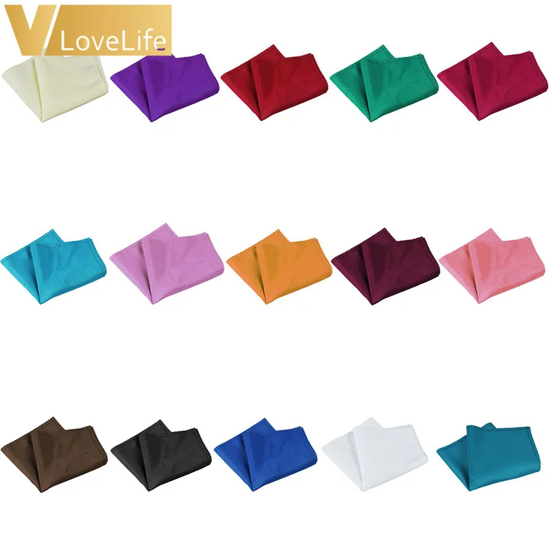 Квадратный платок из полиэстера и льна 18 &quotх 18&quot хлопковый носовой для