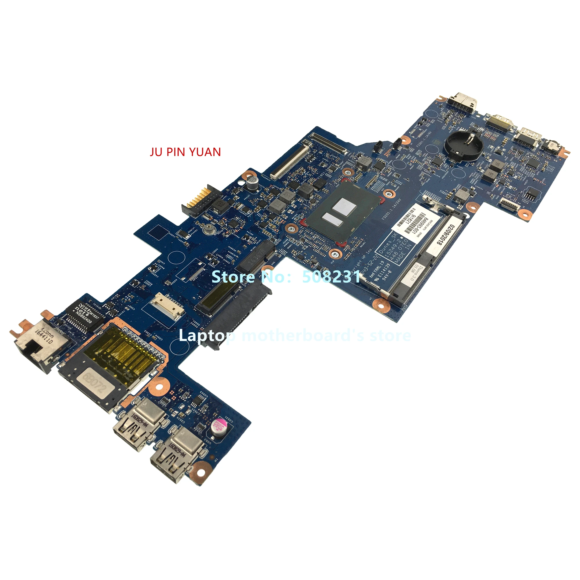 

For HP ProBook 11 G1 G2 Motherboard 846993-601 846993-001 846993-501 15249-3 448.07E03.0031 Mainboard With SR2EX 4405U CPU DDR3