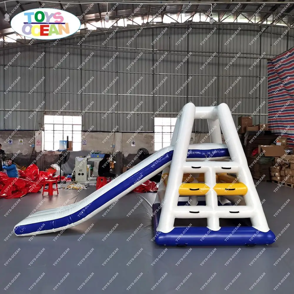 Надувная плавающая водная горка с башней для игр на воде | Игрушки и хобби