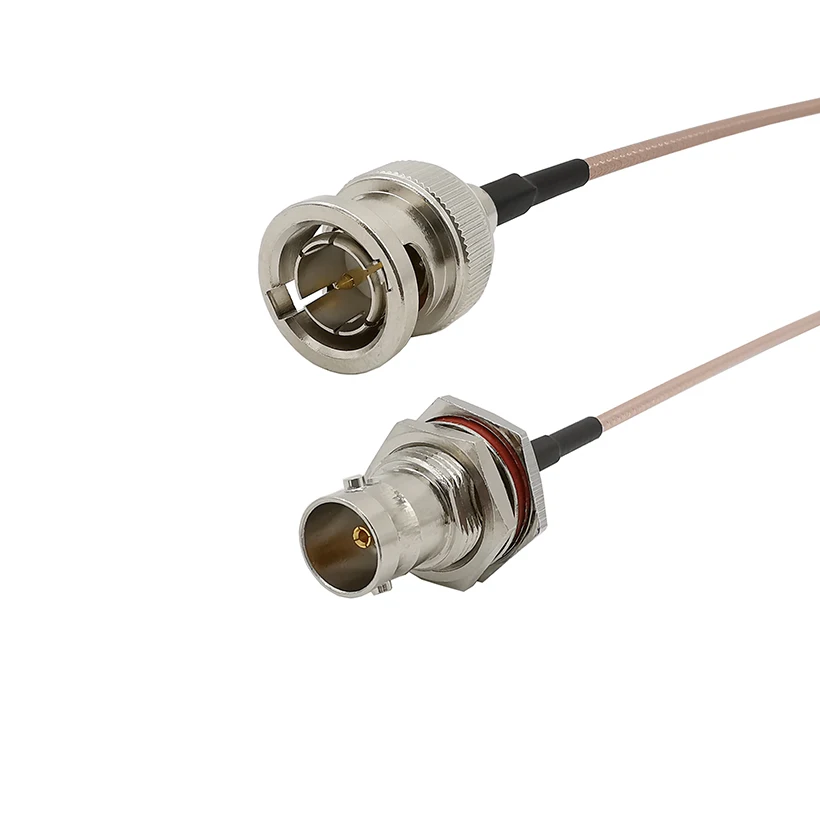 1Pcs BNC Male to Female Bulkhead 75 Ohm RG179 Extension Cable Connector for HD-SDI 3G-SDI Vedio Camera Monitor Recorder | Обустройство