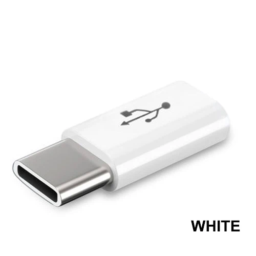 White PHOMAX Micro USB Male To type-c 5 Пак usb type C конвертер портативный адаптер для samsung S8 S9 huawei P20 Xiaomi зарядное устройство - Цвет: White