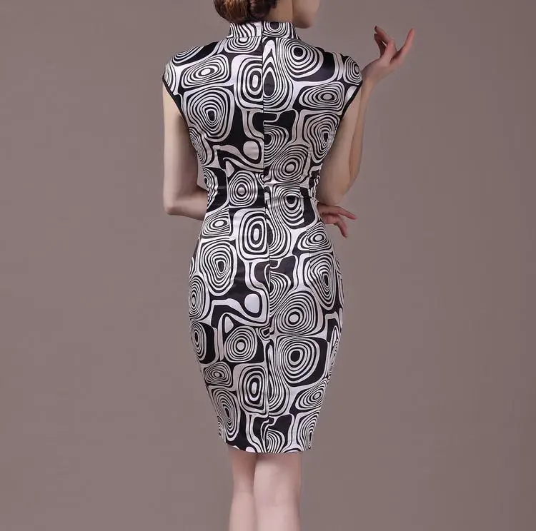 

Woman Summer Plus Size O-neck Short Sleeve Leopard Print 100%silk Slim Dresses Lady Autumn Hedging Soft Silk Silk Dress