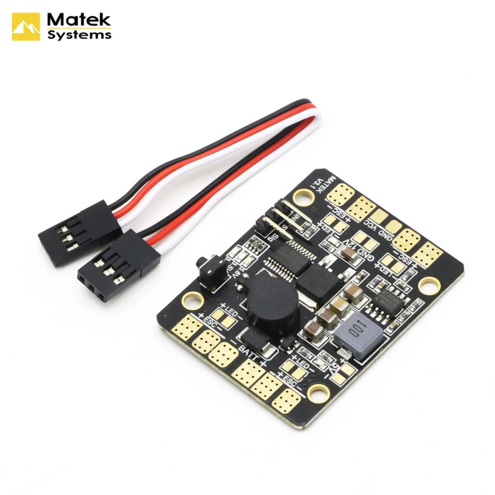 Плата распределения питания Matek 5 в 1 V3/PDB концентратор с двойным В/12 В BEC