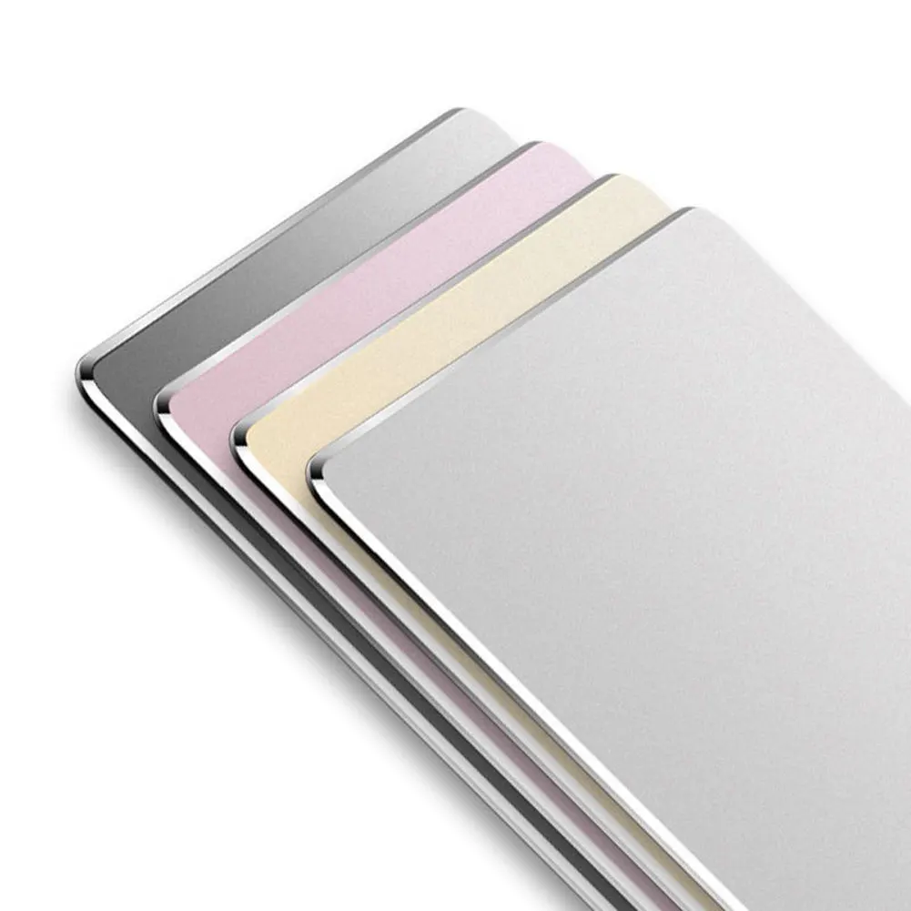 

New Arrival Slim Elegant Anti-Slip Aluminum Alloy Computer Gaming Mouse Pad Mat Mousepad