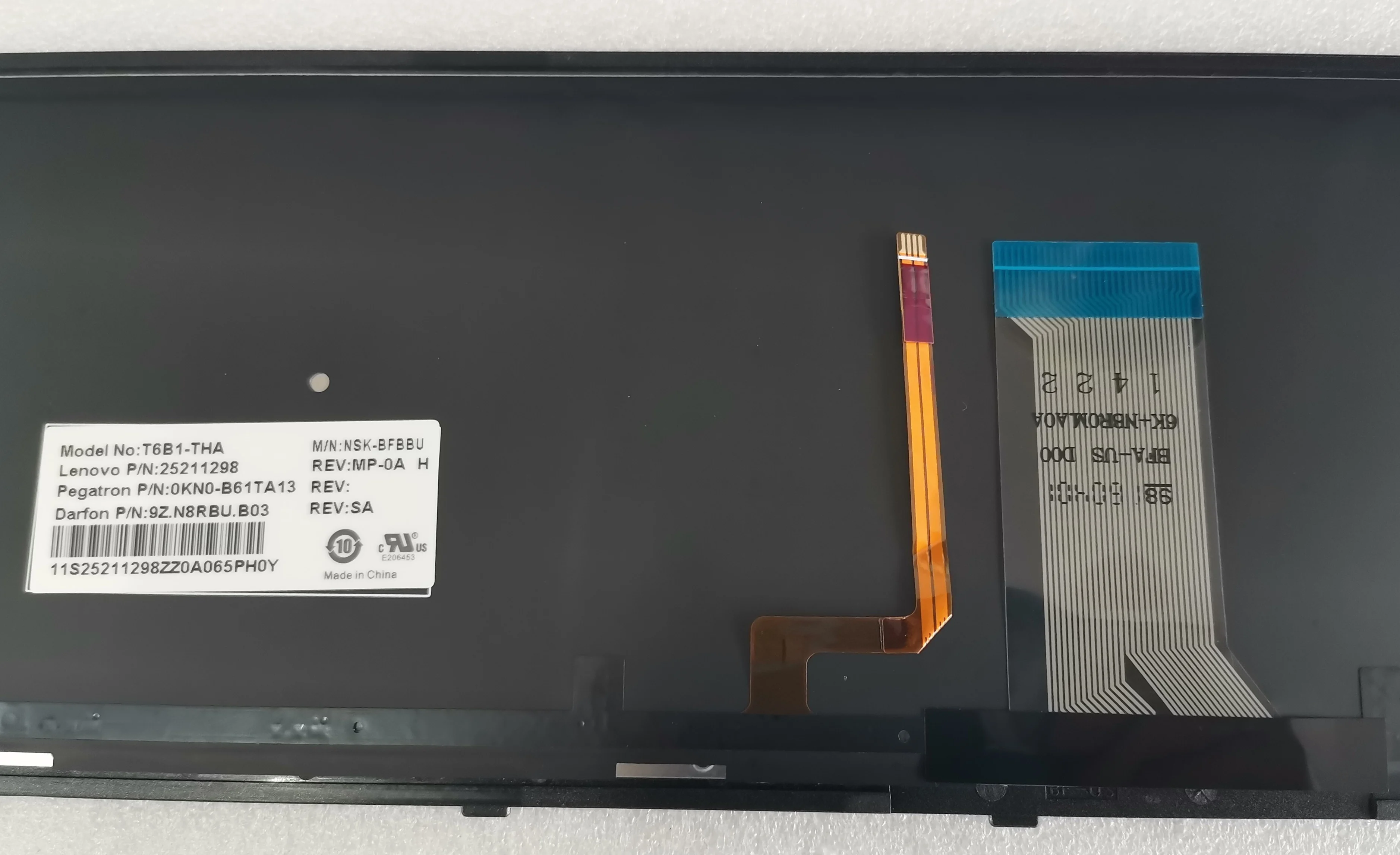 Новый Для Lenovo U510 Z710 тайский язык с подсветкой Клавиатура ноутбука FRU T6B1-THA 25211298 9Z.