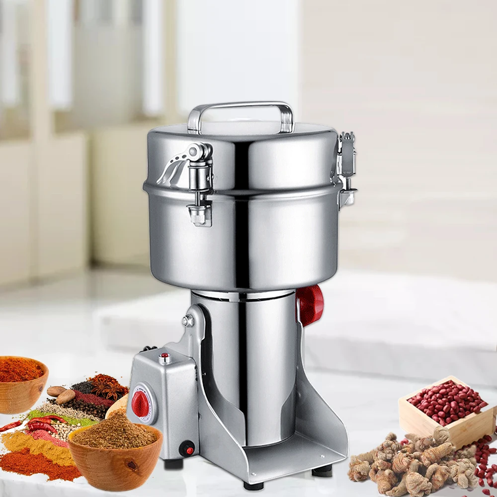 

2000g Grains Spices Hebals Cereals Coffee Dry Food Miller Grinding Machine Gristmill Home Medicine Flour Powder Crusher