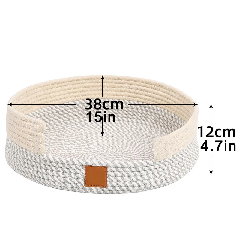 

2 In 1 Round Cat Scratcher Bed Cushion Basket Cotton Durable Cat Scrapers And Beds For Cats Dog Scratch Board Pad Rascador Gato