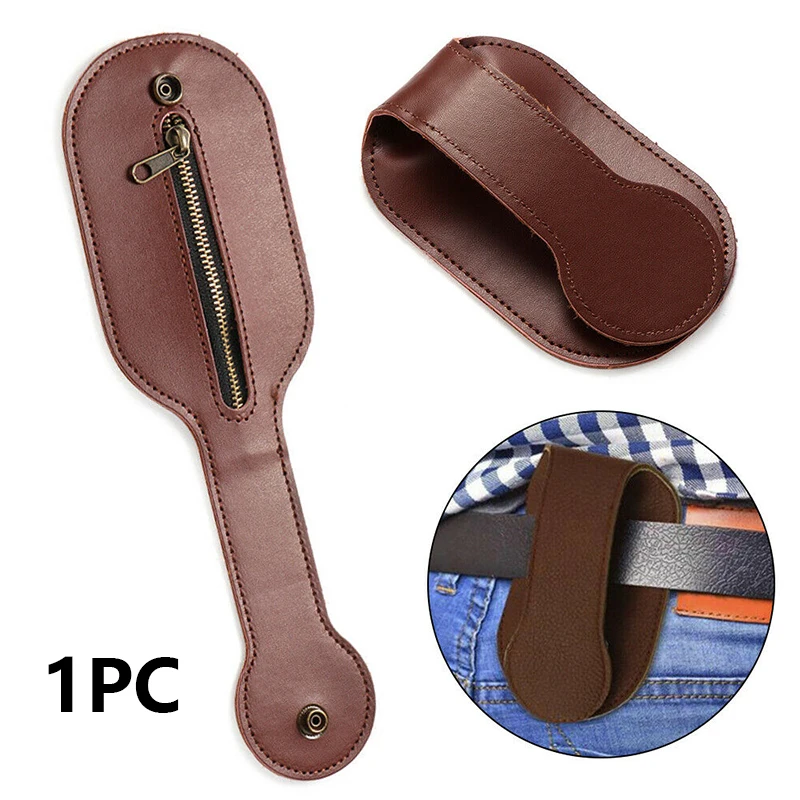 Кошелек для мелочи кожаный мужской ремень ремня самозащиты многофункциональная