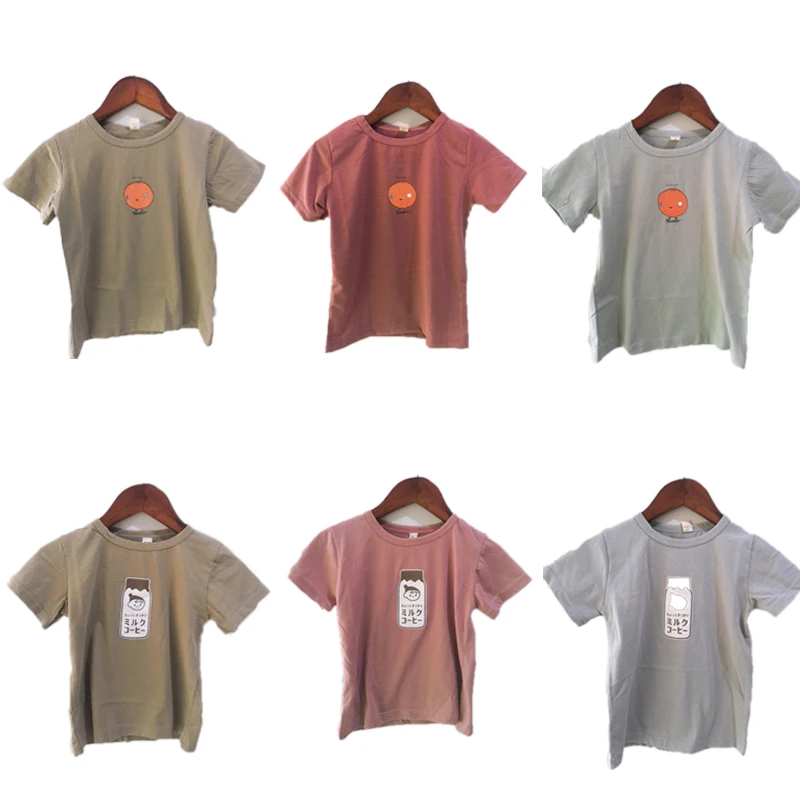 Детская футболка 2020 летние новые повседневные топы для мальчиков и девочек
