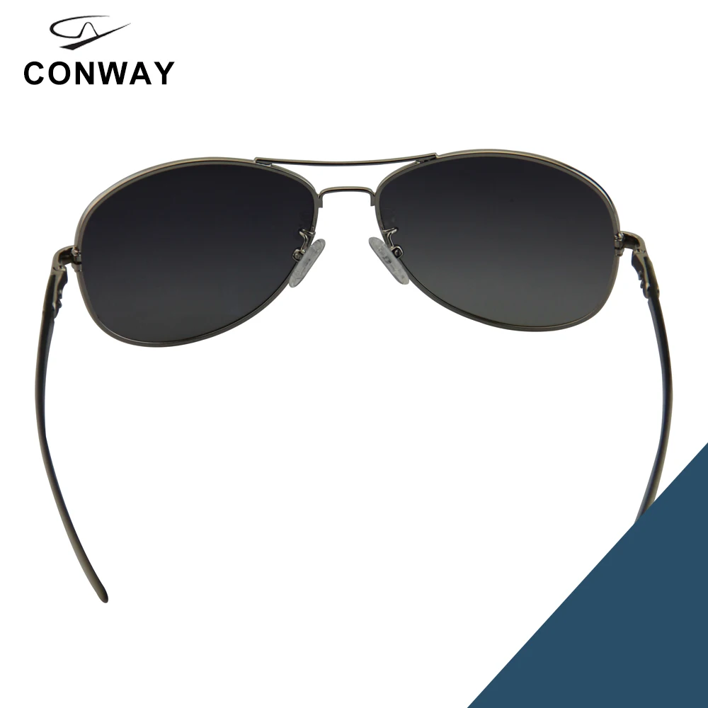 Conway, легкие солнцезащитные очки, поляризационные, для мужчин, классические, Военный стиль, пилот, солнцезащитные очки, УФ-защита, мужские очки для вождения