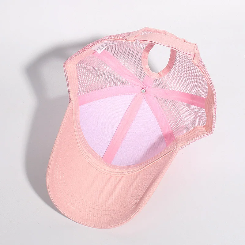 Летняя шапка с отверстием для хвоста сетчатая бейсбольная кепка Кепка Snapback