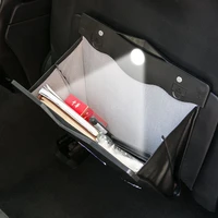 led car organizer backseat storage bag magnetic auto trash holder for chery tiggo fulwin geely vision sc7 mk ck cross gleagle