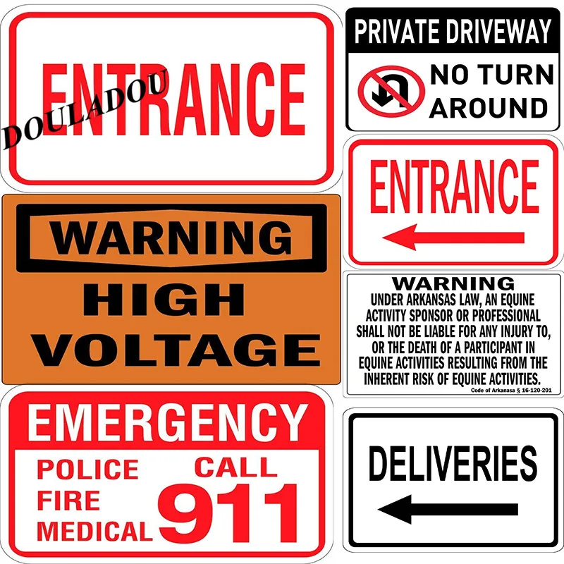

[Douladou] New Tin Sign Warning Under South Carolina Law Metal Signs Bar Pub Out Door Danger Plate Wall Decoration 30*20CM