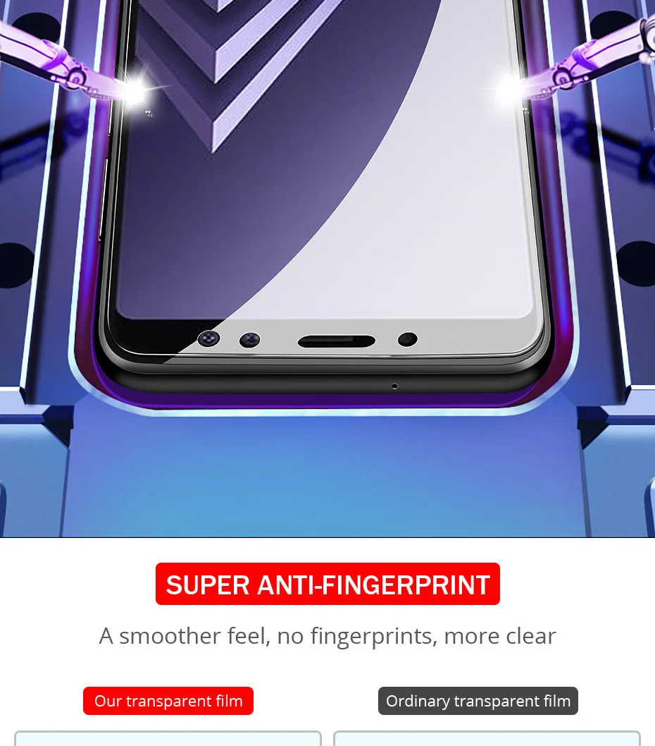 3 шт полное покрытие Защитное стекло для samsung Galaxy A5 A8 A7 закаленное стекло для samsung A6 A9 J4 J6 PLus защита экрана