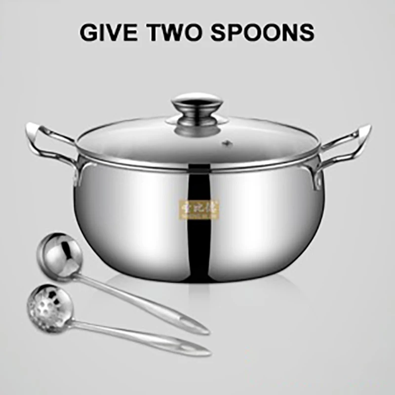 Набор посуды из нержавеющей стали 3 шт кухонный горшок для готовки кастрюля