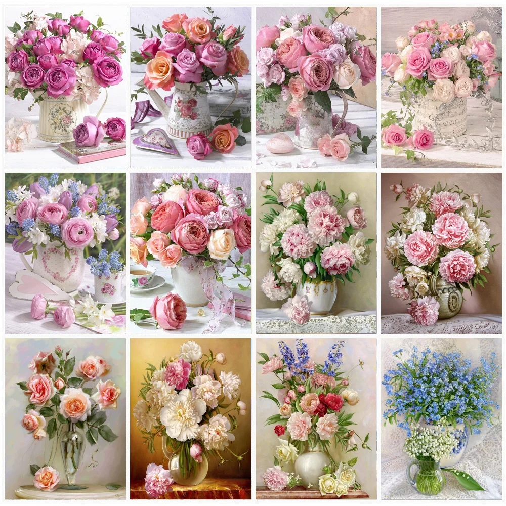 5D круглая картина вышивка узор алмазная крестиком домашний декор без