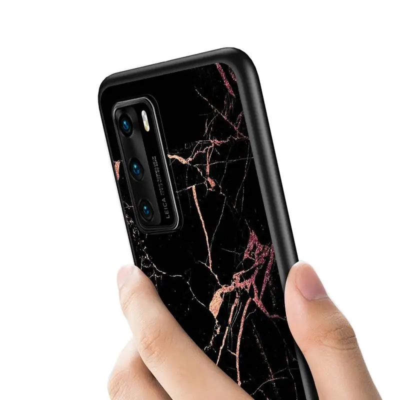 

Hot Marble Tiles Stone Style for Huawei P40 P30 P20 Pro P10 P9 P8 Lite E Pro P Smart Z Plus 2020 2019 Phone Case