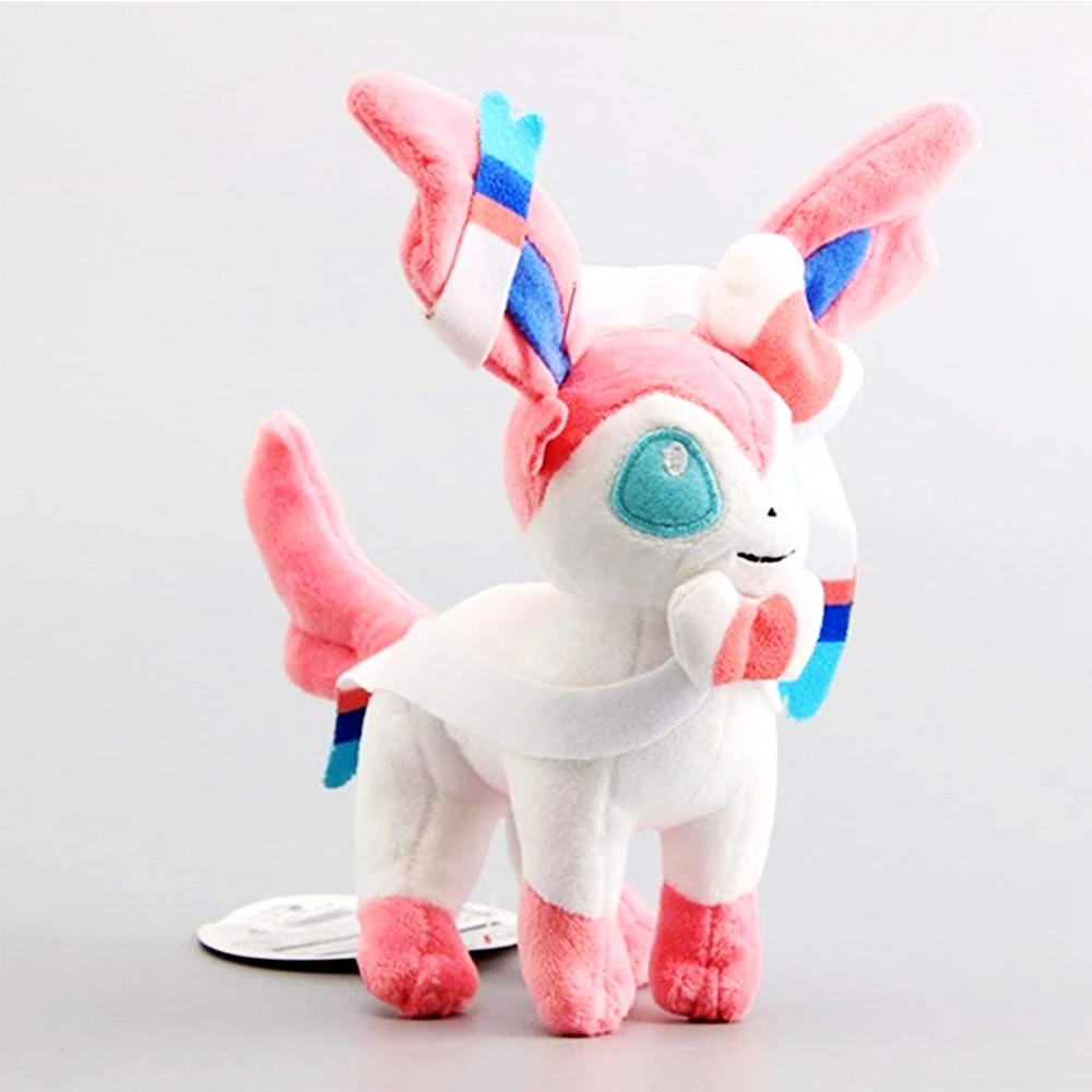 Плюшевая игрушка Покемон 20 см Eevee сильвеон плюшевые куклы милый мультяшный фильм