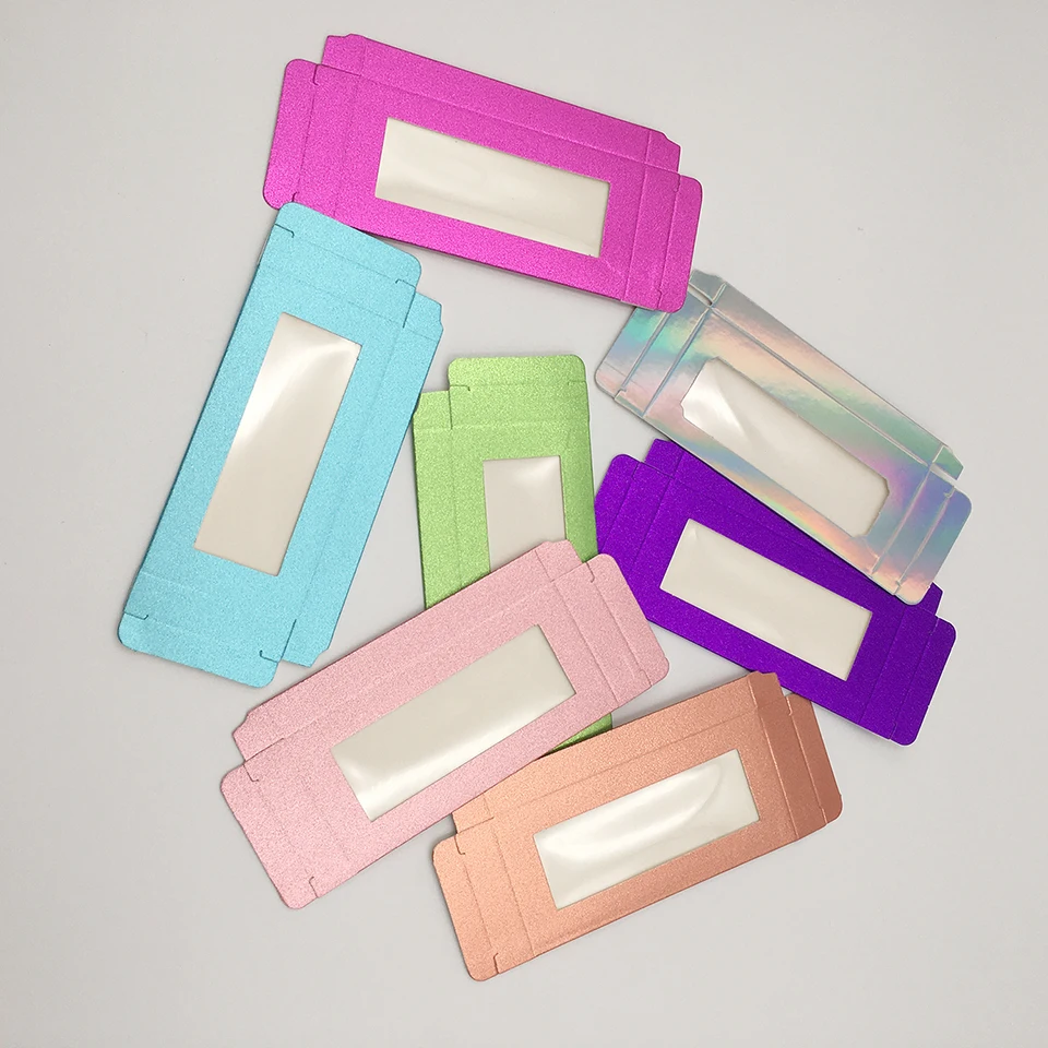 20/30/50 шт. коробка для ресниц упаковка оптом пустые бумажные Чехлы 7 цветов