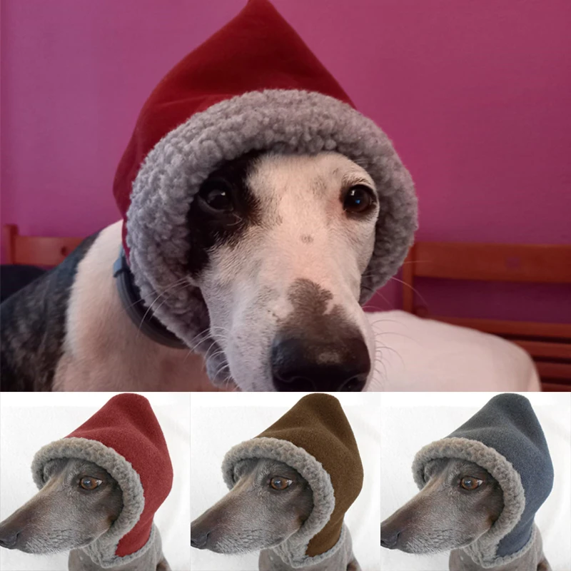 

Зимняя шапка для собаки снуд для шеи уши теплые удобные наушники для домашних животных Против тревоги облегчение купания уход уменьшение ш...