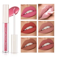 6 colors velvet color lipstick long lasting red lips matte liquid lip gloss nude pigment bright color long lasting women cosmeti