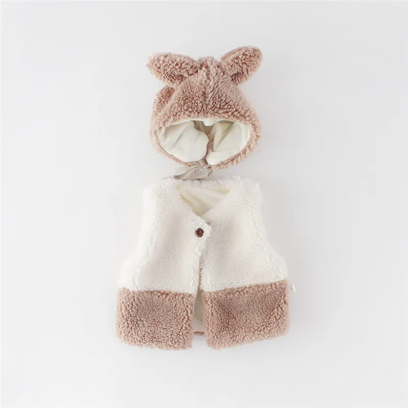 Новинка модное пальто для маленьких мальчиков и девочек комплект с жилетом