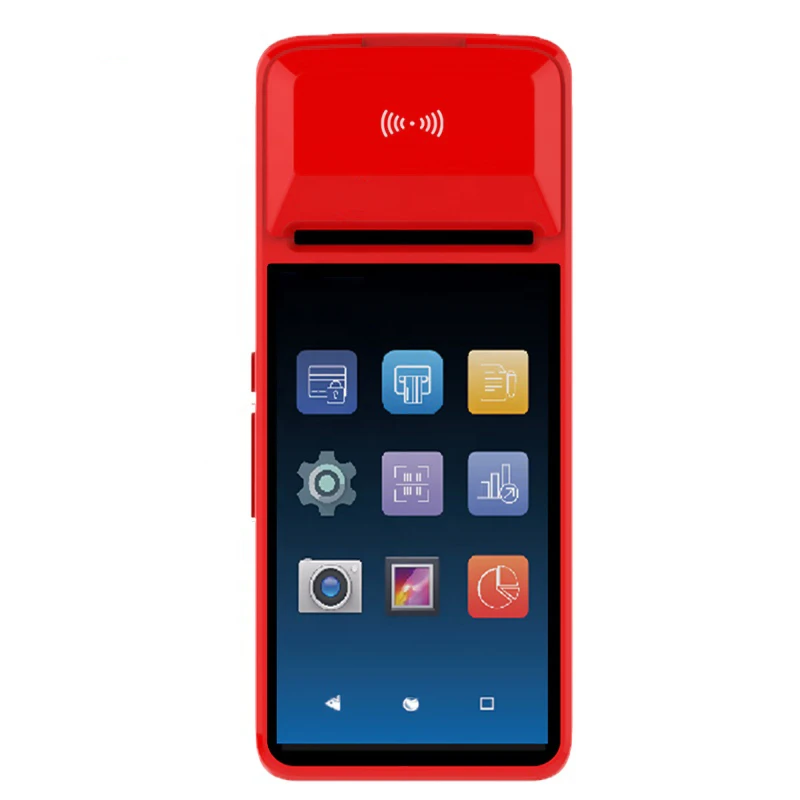 POS системный терминал Android КПК телефон с Wifi 4G термальный Bluetooth принтер 58 мм 1D 2D считыватель штрих-кодов qr-кодов бесплатное приложение Loyverse M2 - Цвет: 4G 58MM without NFC