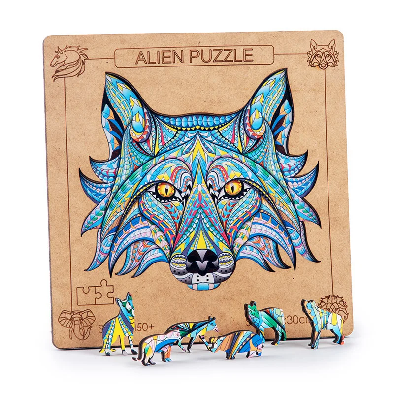 

New Wooden Creative 3D Animal Irregular Shaped Jigsaw Puzzle Children's Puzzle Children Toy Wood Toys Educational Toys for Kids