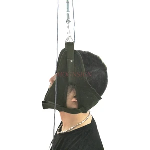 Тяговый ремень для шеи, зеленое полотно для шеи, тянущийся ремень для шеи, утолщенный капот, Домашний медицинский инструмент для ухода за шеей