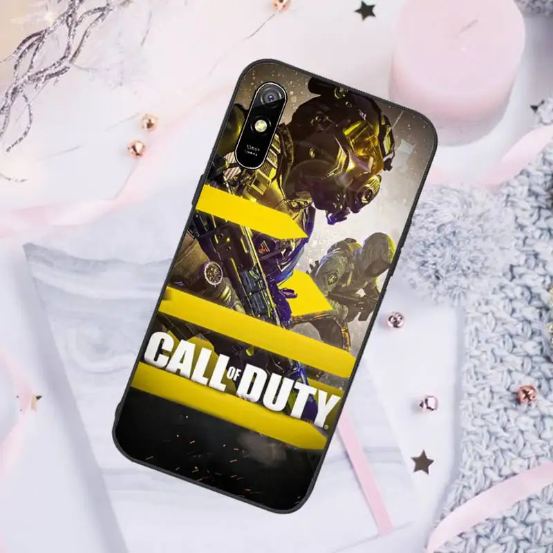 

call of duty shooting game Phone Cases For Xiaomi Mi Redmi Note 7 8 9 pro 8T 9T 9S 9A 10 Lite pro
