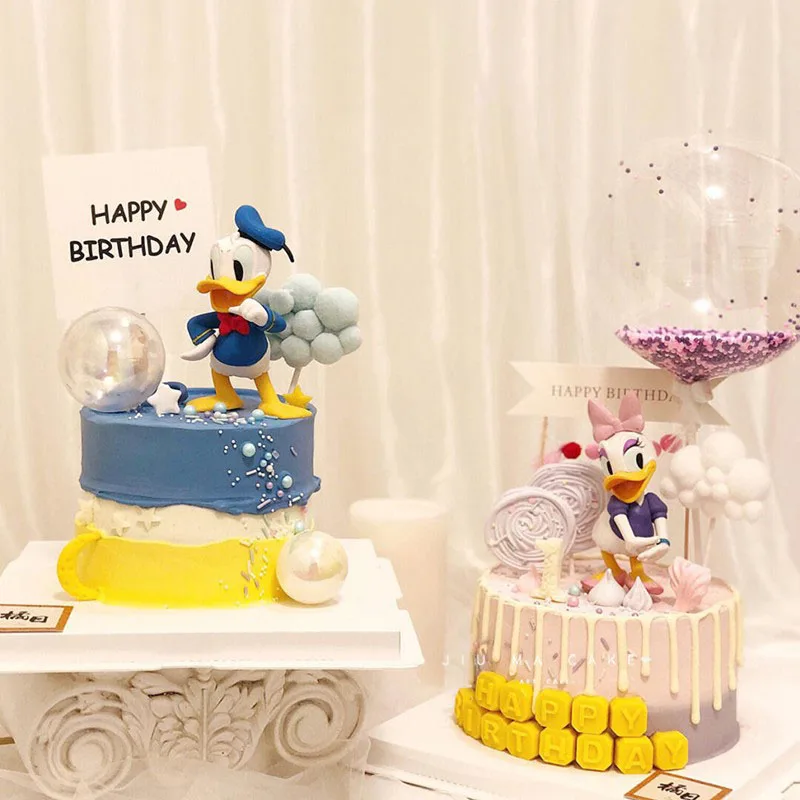 

Donald Duck Daisy Cake Cupcake Topper Anniversaire Party Supplies Cake Flag Boy Celebrate Birthday Party Cake Decoration