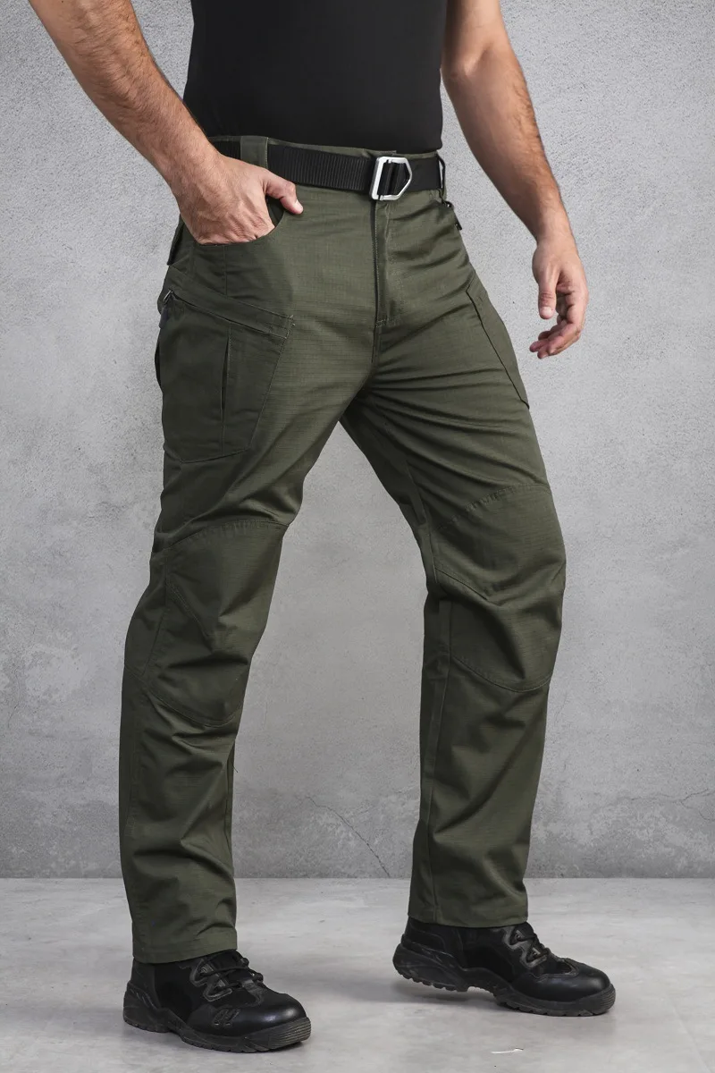 

Tactical Pants Men Quick Dry Camo Army Jogger Trousers Multi Pocket Military Black Men's Cargo Pants Breathable Plus Size XXL