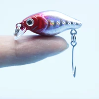1pcs 3 5cm2g swim fish fishing lure artificial hard crank bait topwater wobbler mini fishing crankbait lure fishing accessories